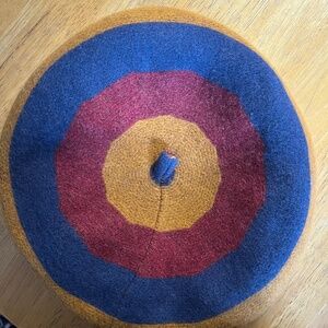 Brixton Striped 100% wool beret NWOT